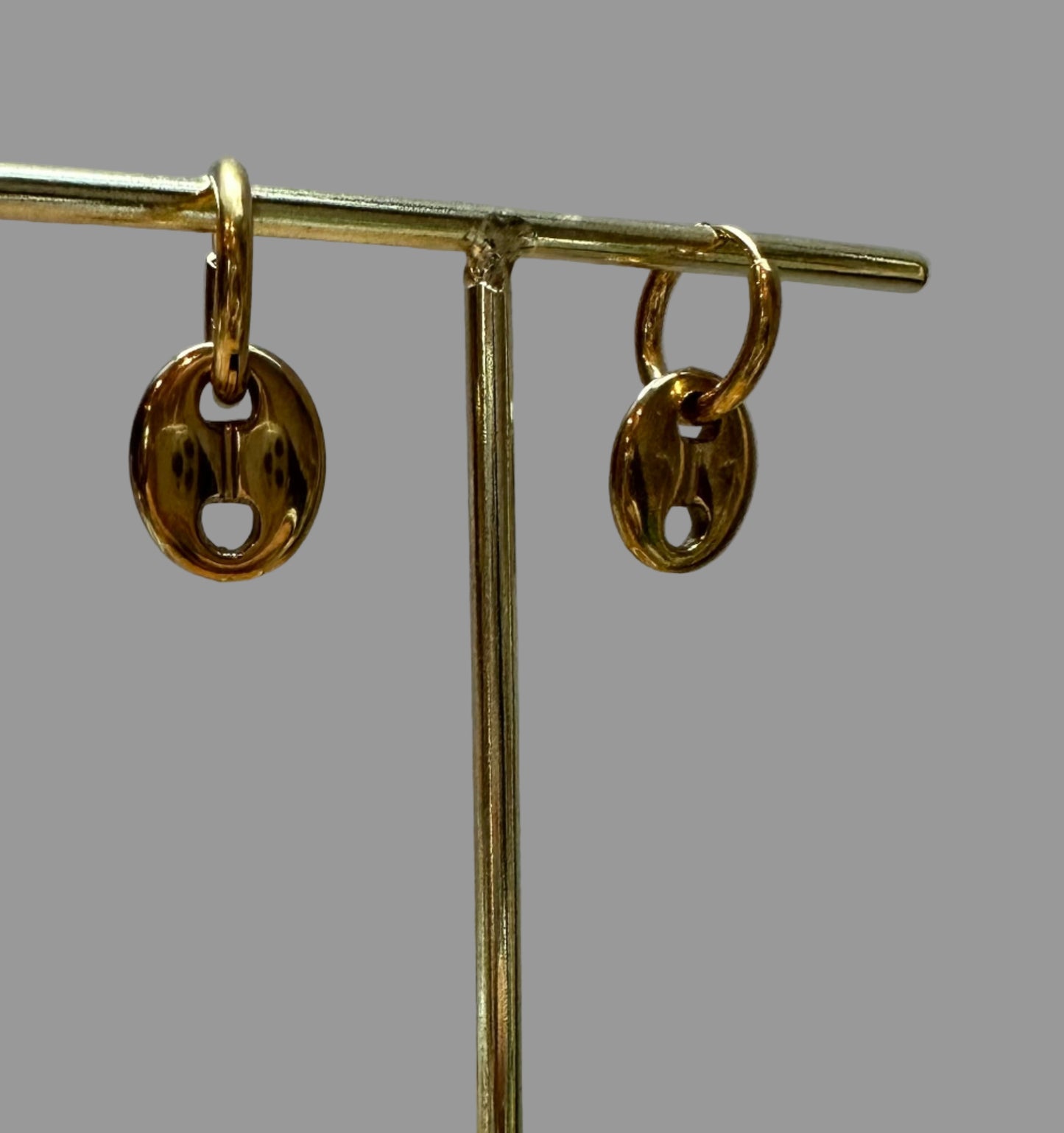 Boucles d’oreilles graine de café