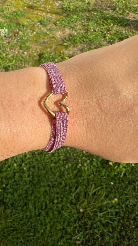 Bracelet cœur rose 💖