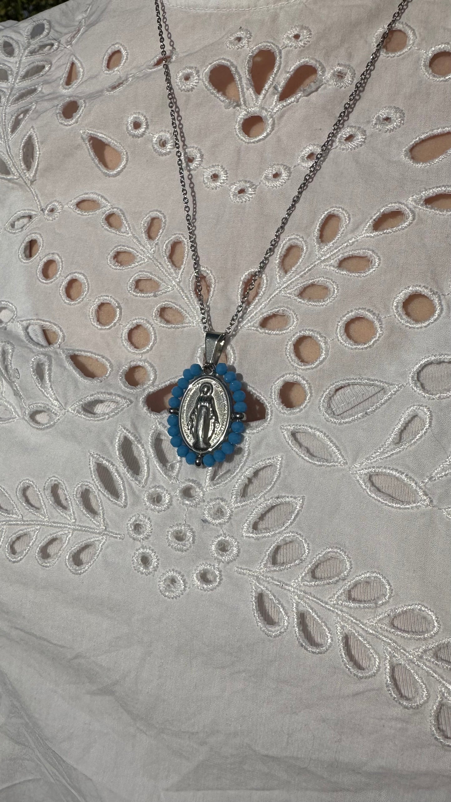 Collier Marie bleu 🩵