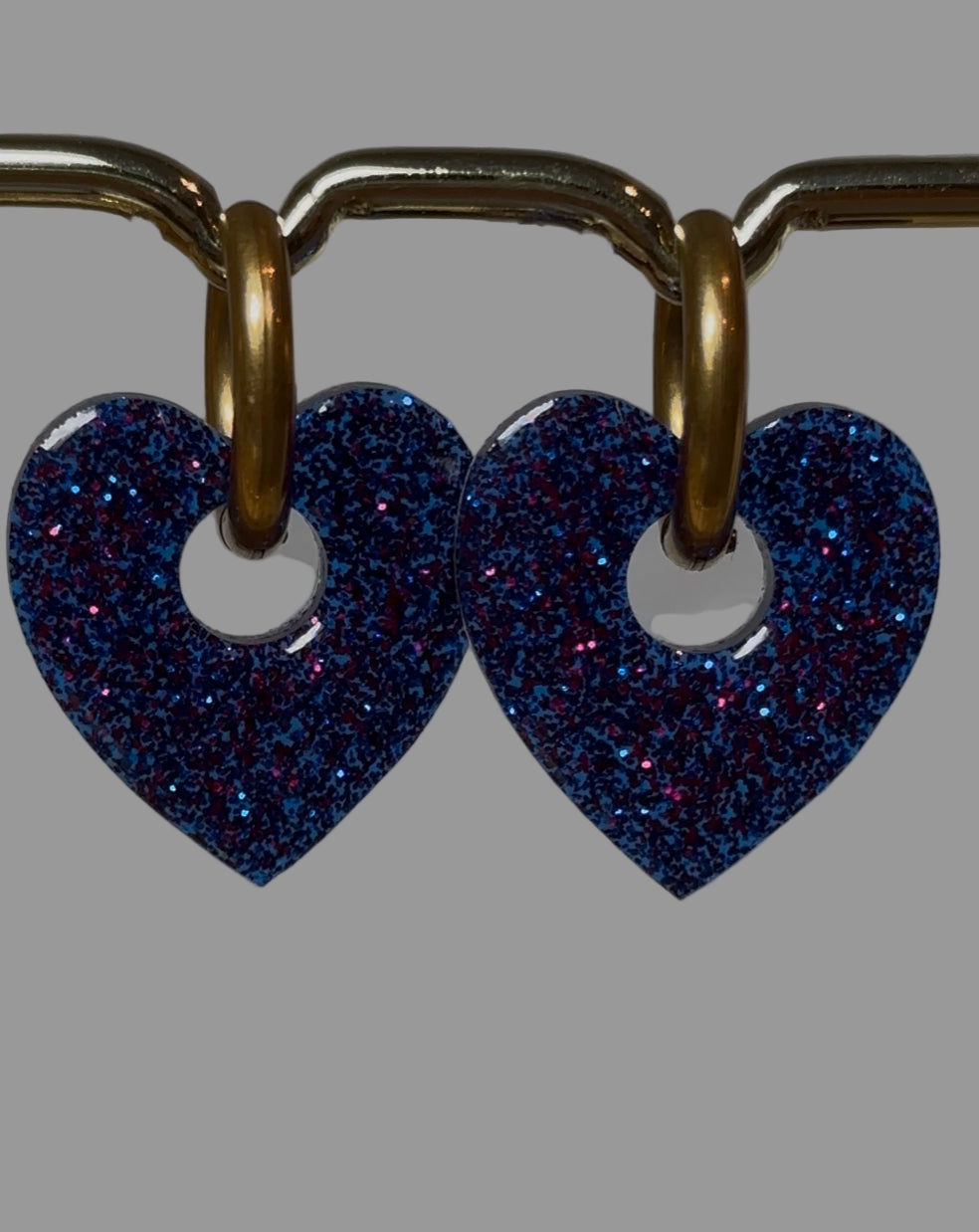 Boucles interchangeables cœur🩵