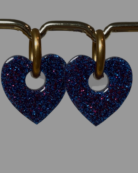 Boucles interchangeables cœur🩵