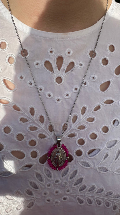 Collier Marie rose🩷