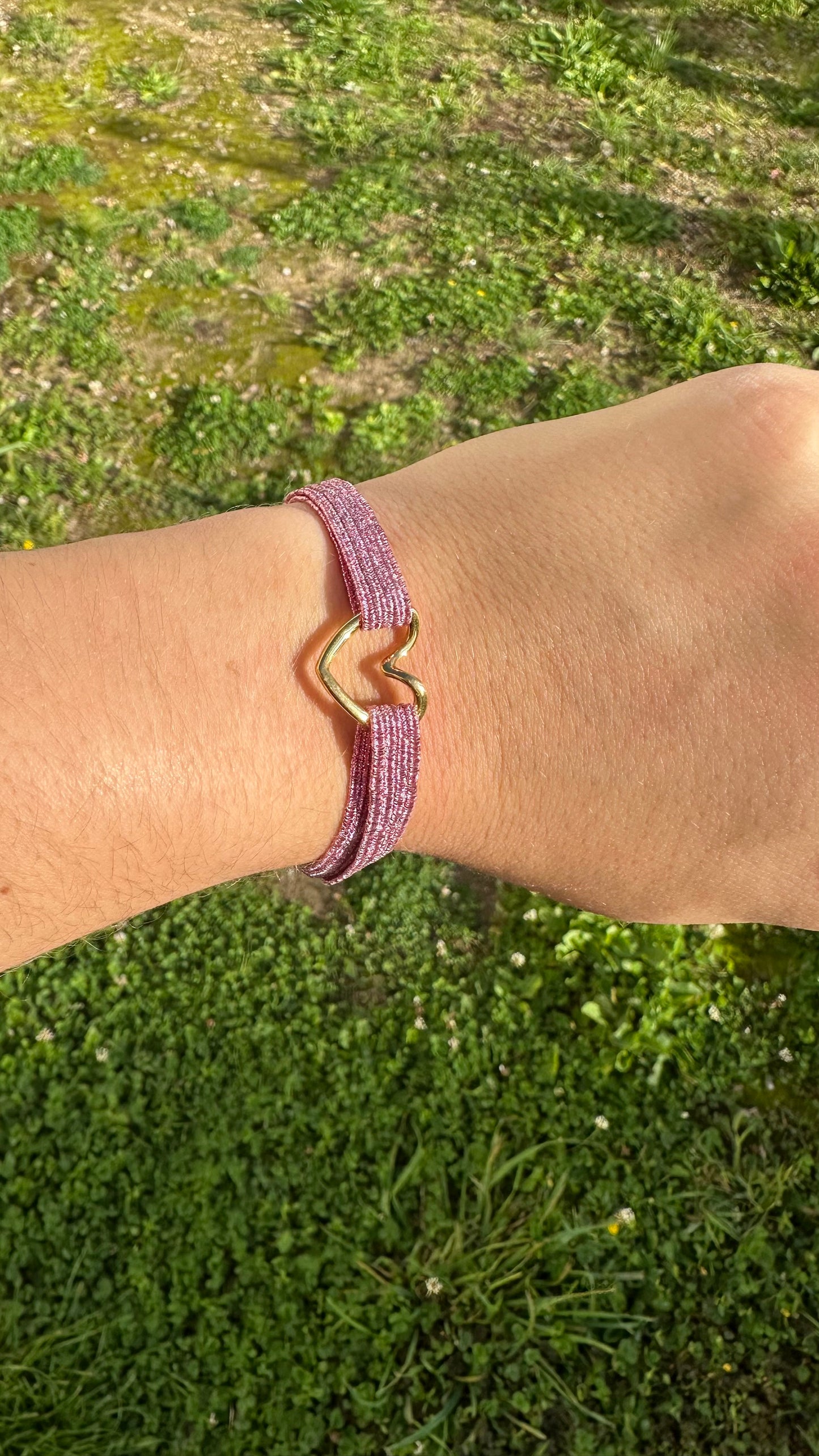 Bracelet cœur rose 💖