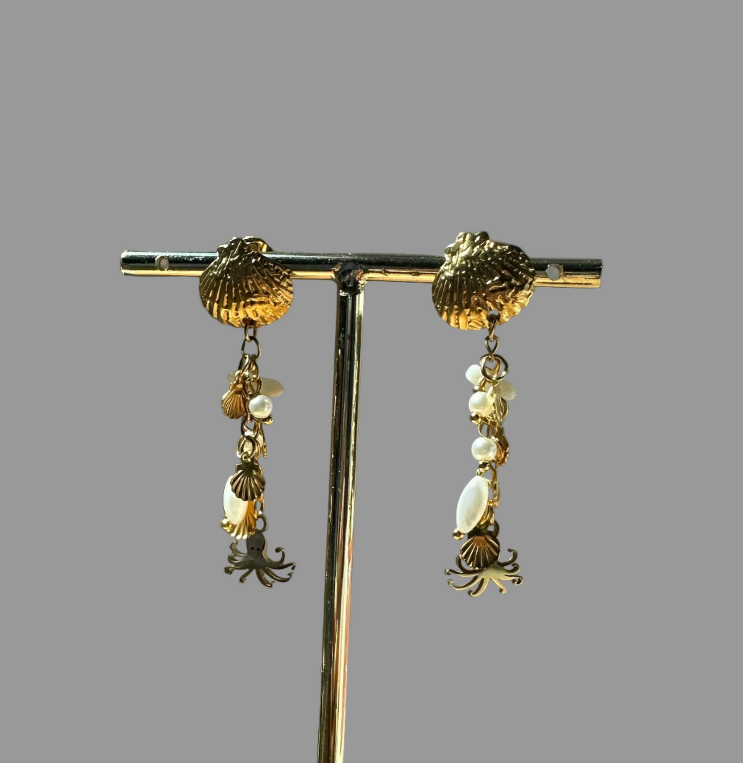 Boucles d’oreilles plage 🏝️🐚