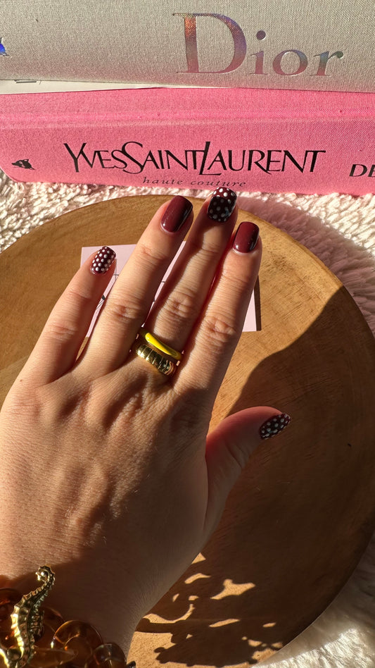 Bague double anneaux🐆