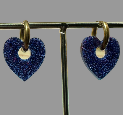 Boucles interchangeables cœur🩵