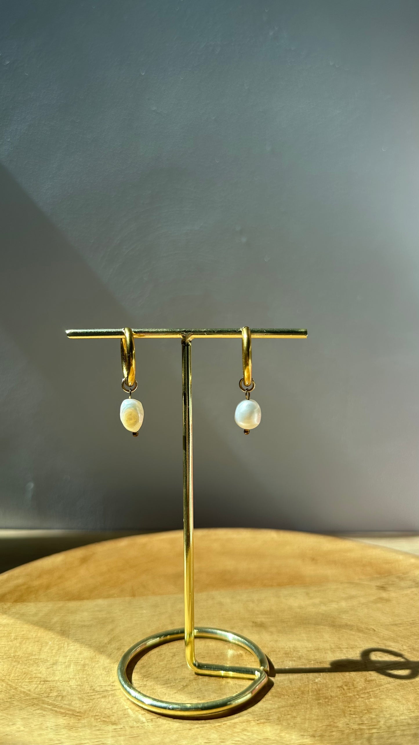 Boucles d’oreilles perle🌟