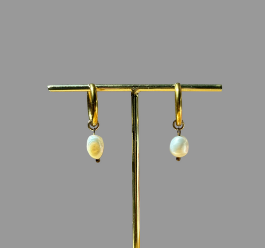 Boucles d’oreilles perle🌟