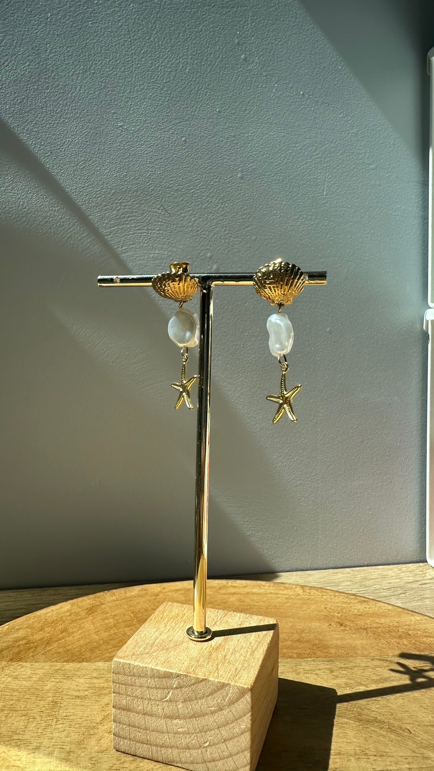 Boucles d’oreilles coquillages 🐚