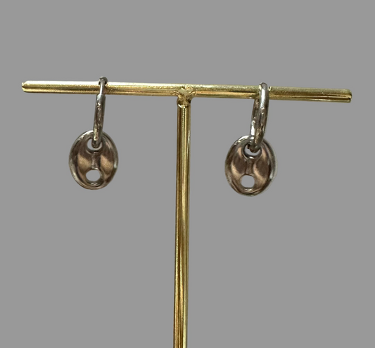 boucles d’oreilles graine de café