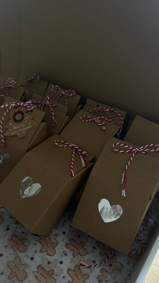 CALENDRIER ARGENTÉ 12 cases 🪩